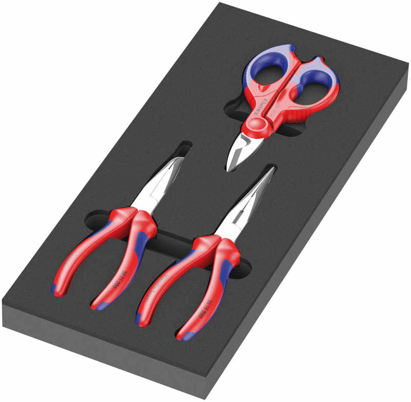9780 Wkładka piankowa z 3 szczypcami KNIPEX