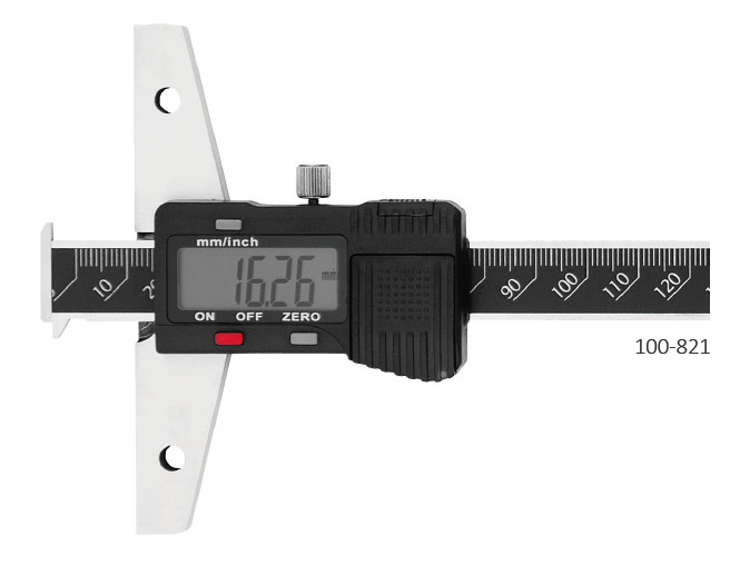 GŁĘBOKOŚCIOMIERZ ELEKTRONICZNY 2-HAKOWY 0-150MM
