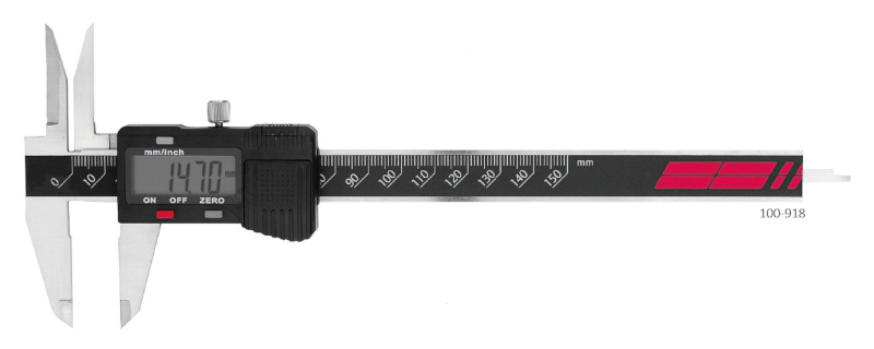SUWMIARKA EL Z WYDŁUŻONYMI GÓRNYMI SZCZĘKAMI 150MM