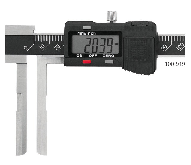 SUWMIARKA EL Z DŁUGIMI SZCZĘKAMI DO POM WEW 150MM