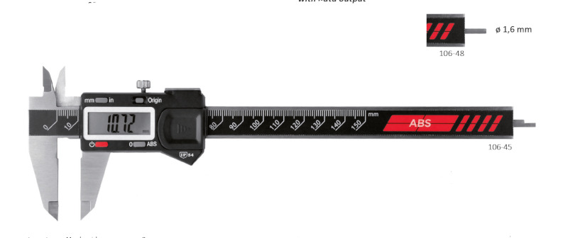 SUWMIARKA ELEKTRONICZNA 150MM 0,01MM IP54 DATA OUT