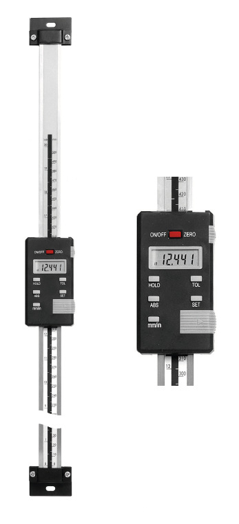 LINIAŁ ELEKTRONICZNY PIONOWY 150MM /HITEC/