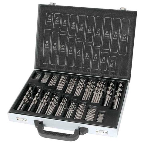 ZESTAW WIERTEŁ DIN338 HSS VA 1-10MM (170)