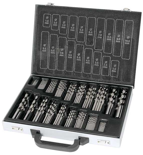 ZESTAW WIERTEŁ DIN338 HSS VA 1-10MM (170)