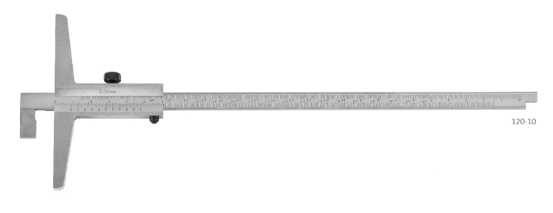 GŁĘBOKOŚCIOMIERZ HAKOWY DIN 862 150MM /HITEC/