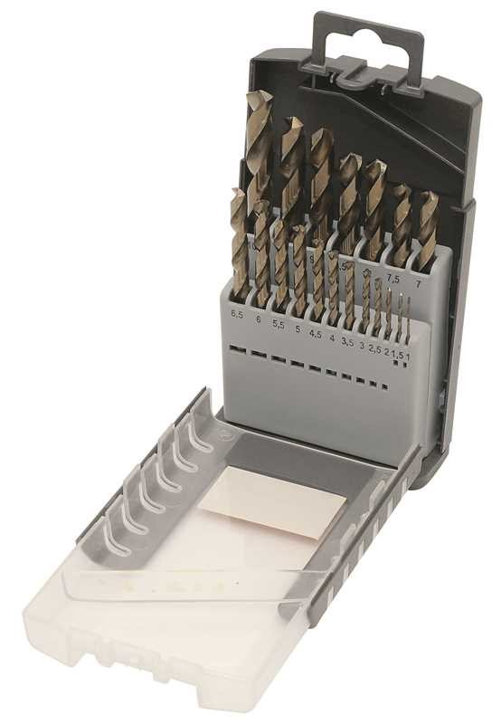 ZESTAW WIERTEŁ DIN 388 HSS-E Co5 1-10MM/0,5MM