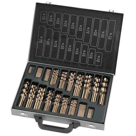ZESTAW WIERTEŁ DIN338 HSSE VA 1-10MM (170)