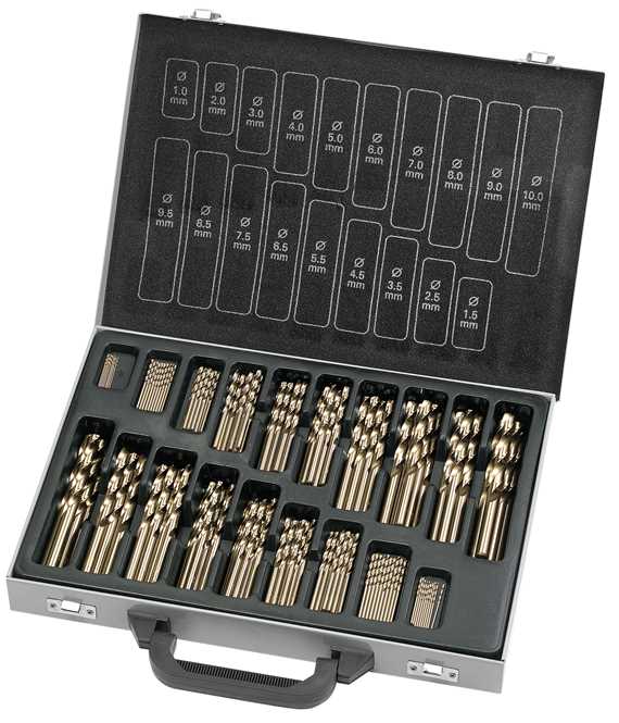 ZESTAW WIERTEŁ DIN338 HSSE VA 1-10MM (170)