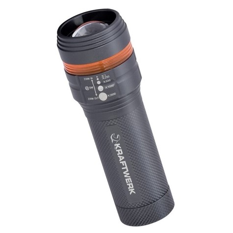 LATARKA ALUMINIOWA LED ZOOM /KRAFTWERK/
