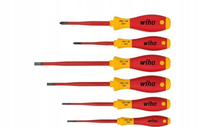 3201SF K6 Zestaw wkrętaków VDE slimFix SL/PH 6cz.