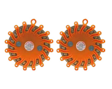 LAMPA OSTRZEGAWCZA 16 LED NA BATERIE  /KRAFTWERK/