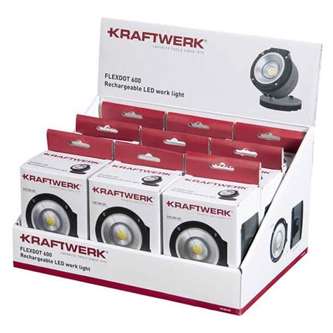 LAMPA ROBOCZA AKU FLEXDOT 600 DISPLAY 9SZT