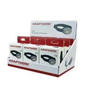 LATARKA CZOŁOWA AKU COB LED H260 DISPLAY 9SZT.