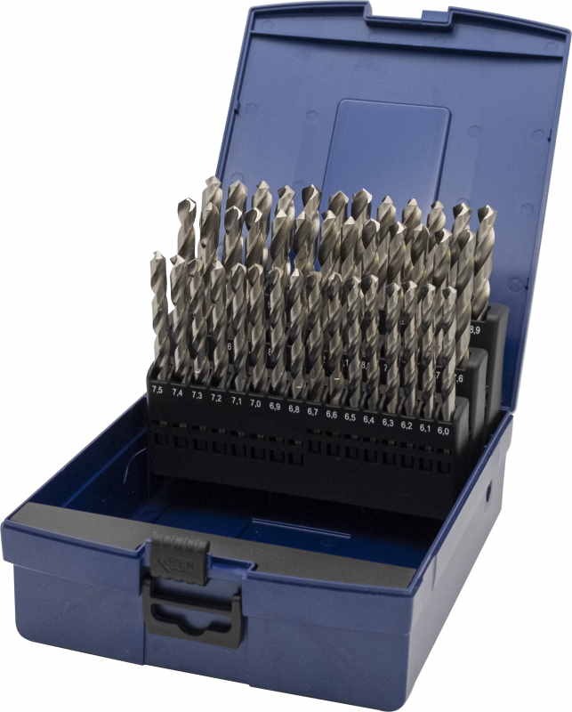 ZESTAW WIERTEŁ DIN338 HSS-G 6.0-10.0X0.1MM (41)