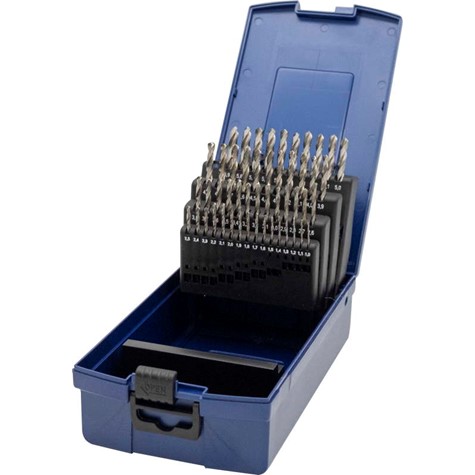 ZESTAW WIERTEŁ DIN338 HSS-G 1.0-5.9X0.1MM (50)