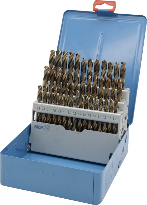 ZESTAW WIERTEŁ DIN338 HSSE GOLD 6,0-10MM (41szt.)