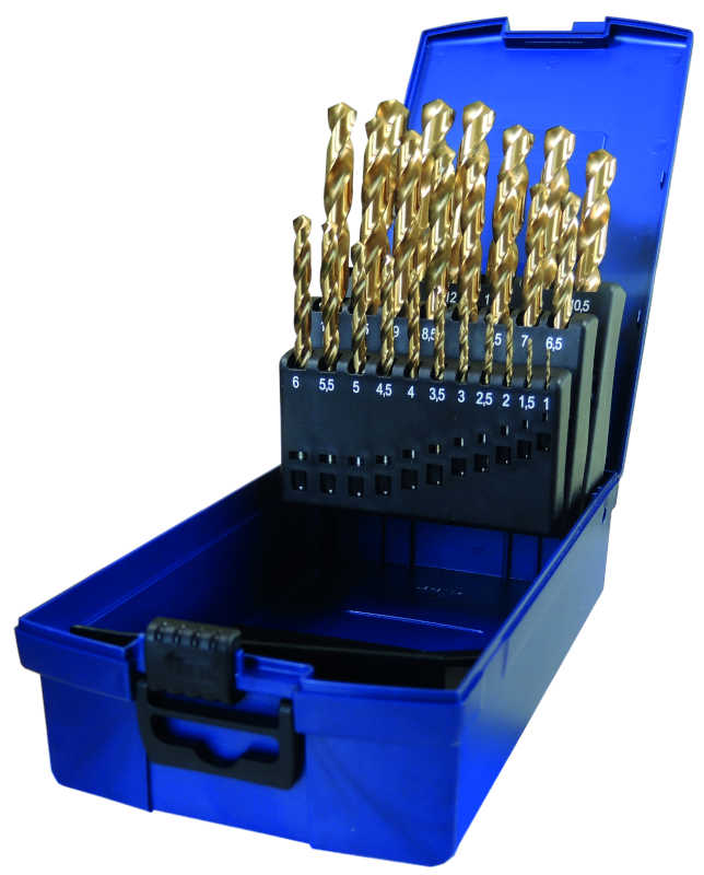 ZESTAW WIERTEŁ DIN 338 HSS-TIN TYP N 1-13MM (25)
