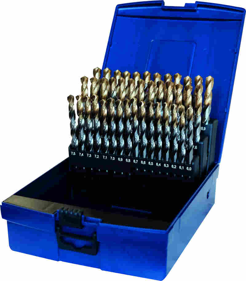ZESTAW WIERTEŁ HSS-GK TIN 6.0-10.0X0.1MM (41)
