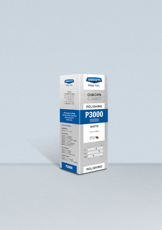 PASTA POLERSKA WSTĘPNA BIAŁA 1000g P3000 /OSBORN/